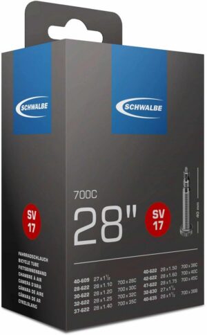 Bib 28x1 1/8-1 1/2 frans 40mm schwalbe 28/47-622/6